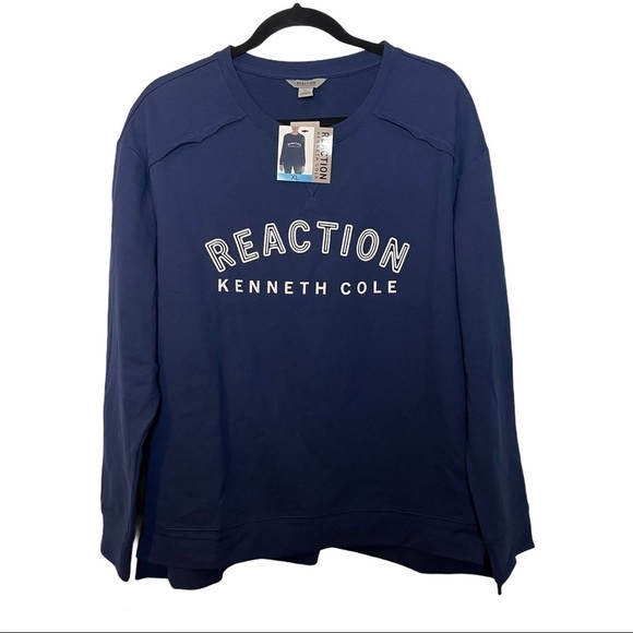 Reaction Kenneth Cole Lightweight Sweatshirt NWT - Picture 1 of 7